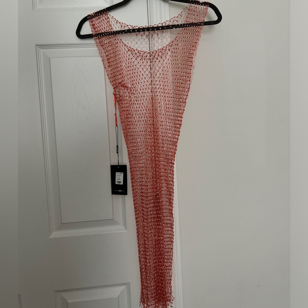 Fashion Nova Glistening Rhinestone CoverUp
